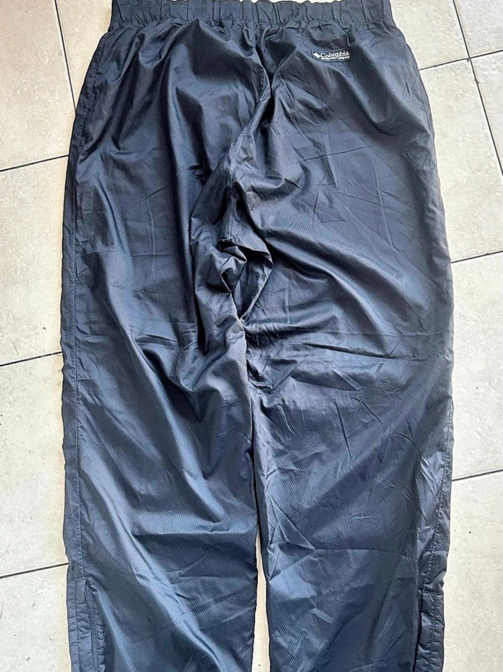 Columbia Rebel Roamer Rain Pant Men's Nylon Cargo Pants Black Large